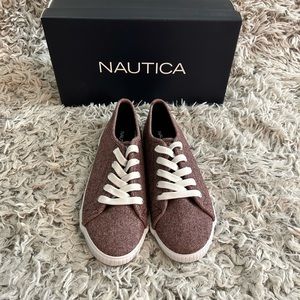 Nautica LANYARD TWEED SNEAKERS, Size 8.5 NWT
